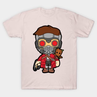 Starlord Groot Chibi T-Shirt